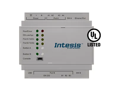 INMBSDAL1280200 ► interfejs MODBUS TCP - DALI /DALi2 (128 urządzenia, 2 kanały)