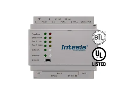 INBACMEB0100000 ► interfejs BACnet IP i MSTP Server - MBUS, 10 liczników, wbudowany konwerter poziomów