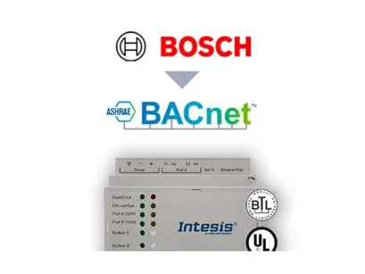 INBACACA004I000  ► interfejs BACnet IP i MSTP Server - Bosch Comercial & VRF systemy klimatyzacji, MAPS, 1:4 jednostki wewnętrzne