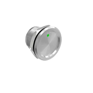 PX-23 ► Przycisk piezoelektryczny wandaloodporny, dioda punktowa, kolor srebrny