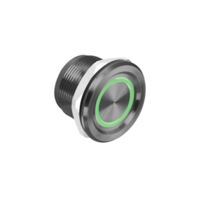 PX-34 ► Przycisk piezoelektryczny wandaloodporny, ring LED, czarny