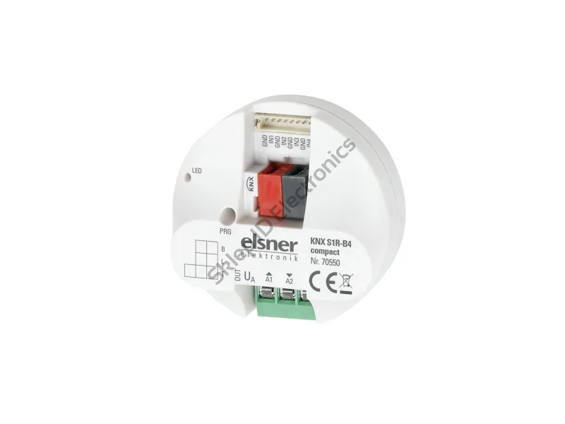 KNX S1R-B4 compact ► podtynkowy aktor do napędów, 1x góra/dół lub 2x wł/wył, 4 wejścia binarne