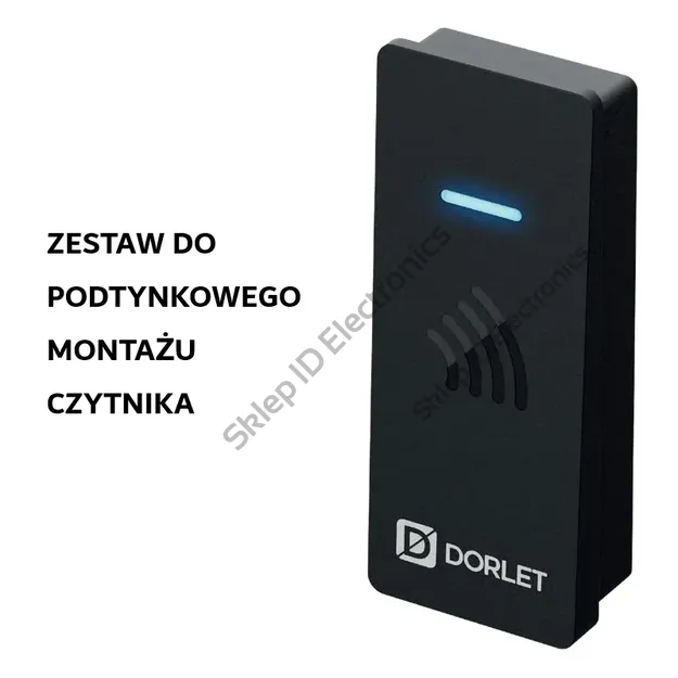 Zestaw podtynkowy ► Zestaw podtynkowego montażu czytnika EVOpass10 Dorlet