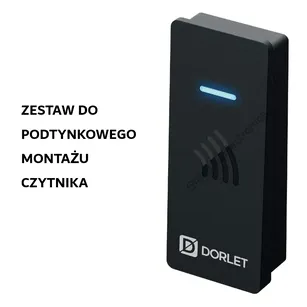 Zestaw podtynkowy ► Zestaw podtynkowego montażu czytnika EVOpass10 Dorlet