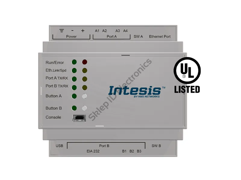 INMBSMEB0200000 ► interfejs MODBUS Server RTU i TCP - M-BUS, 20 liczników, wbudowany konwerter poziomów