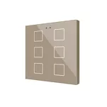 Flat RGB 1/2/4/6/8 ► przycisk dotykowy pojemnościowy i sterownik KNX z termostatem, 1/2/4/6 przycisków - 7