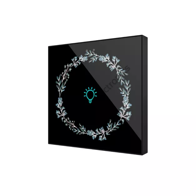 Flat RGB 1/2/4/6/8 ► przycisk dotykowy pojemnościowy i sterownik KNX z termostatem, 1/2/4/6 przycisków