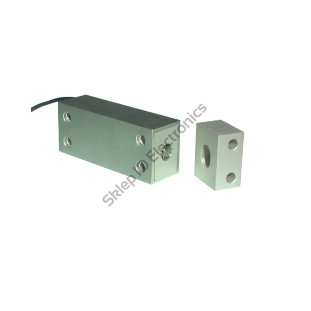 SLB 120 ► Zamek elektromagnetyczny solenoidowy z czujnikiem otwarcia 12vDC