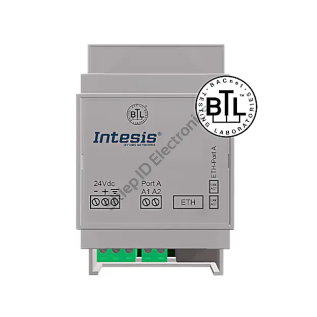 INBACMEB0500100 ► interfejs BACnet IP Server - MBUS, 50 liczników, wbudowany