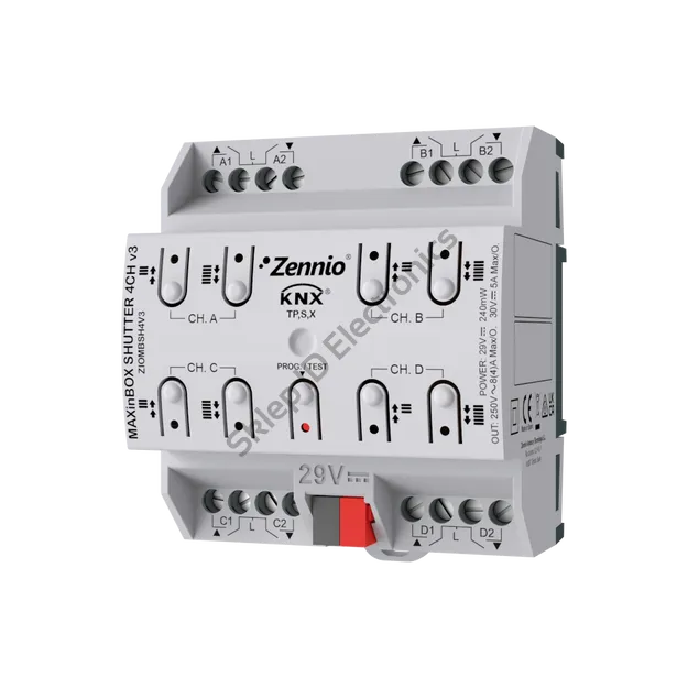 MAXinBOX SHUTTER 4CH V3, ZIOMBSH4V3