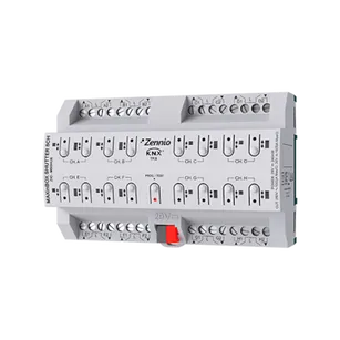 MAXinBOX SHUTTER 8CH ► moduł aktorów KNX - 16 wyjść przekaźnikowych / 8 wyjścia żaluzjowe 16A