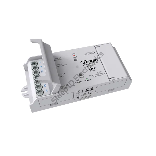 LUMENTO X2 ► sterownik oświetlenia LED 2-kanałowy, PWM, KNX Secure