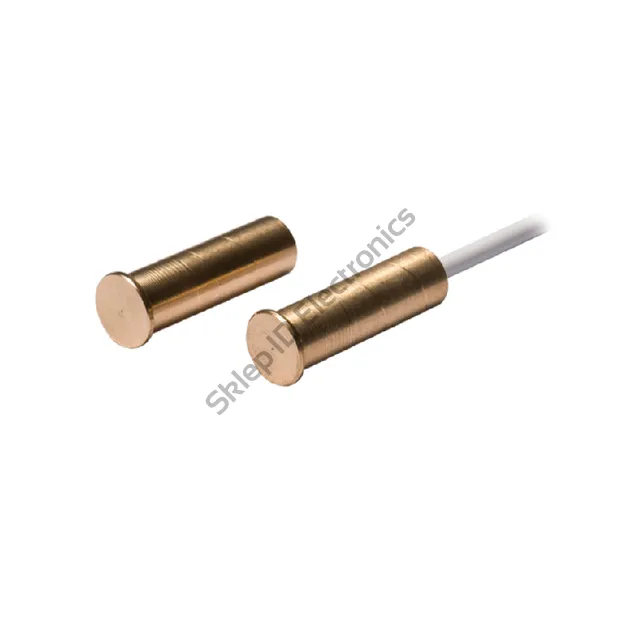 VI101 ► Czujka magnetyczna wpuszczana mosiężna wzmocniona, Ø 10mm, GRADE 2