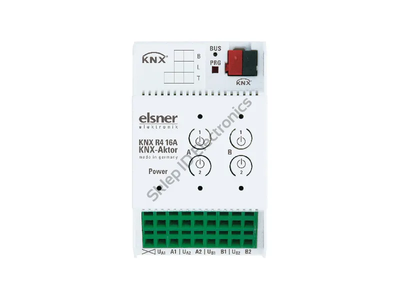 KNX R4 16A ► aktor bezpotencjałowy z funkcjami czasowymi, 4 wyjścia przełączające, bezpotencjałowe