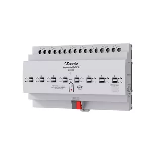 IndustrialBOX 8  ► moduł aktorów KNX - 8 wyjścia przekaźnikowe przemysłowe (ON/OFF), KNX Secure
