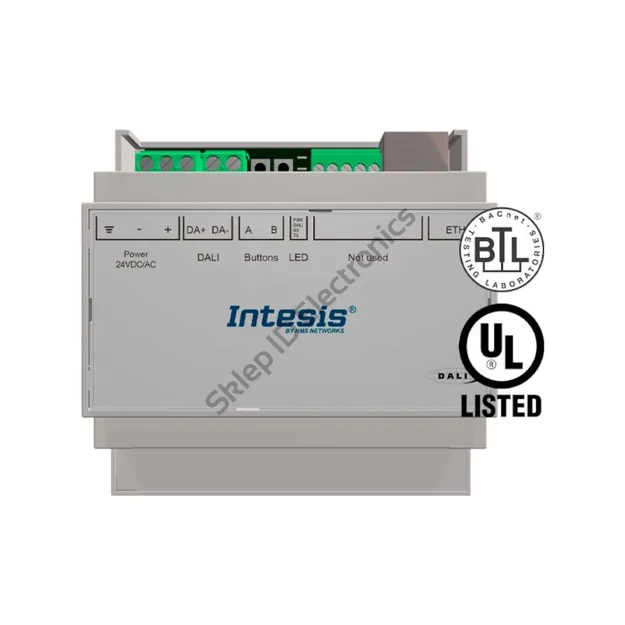 INBACDAL0640500 ► interfejs BACnet IP - DALI (64 urządzenia, 1 kanał)