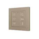 Tecla RGB 55 X1/X2/X4/X6 ► przycisk dotykowy pojemnościowy i sterownik KNX z termostatem, 1/2/4/6 przycisków, (bez ramki) - 6