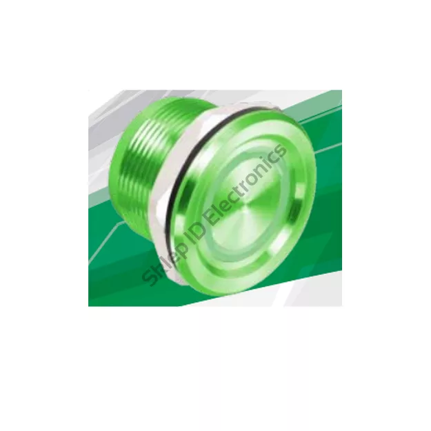 PX-33 ► Przycisk piezoelektryczny wandaloodporny, ring LED, zielony, STARSZY MODEL