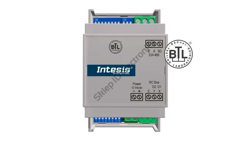 INBACMID001I100 ► interfejs BACnet MS/TP - MIDEA VRF i biurowe systemy klimatyzacji, 1:1 jednostka wewnętrzna