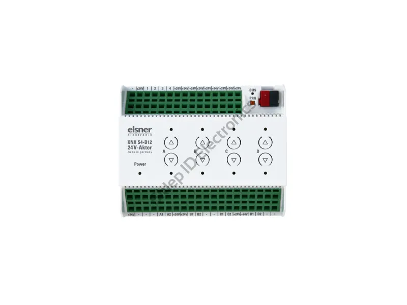 KNX S4-B12 24 V ► aktor do napędów 24 V, 4 napędy, 12 wejść