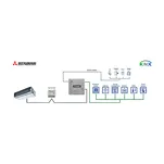 INKNXMHI001R000 ► interfejs KNX - Mitsubishi Heavy Industries FD i VRF systemy klimatyzacji, ETS, 1:1 (1:16) jednostka wewnętrzna, 4 wejścia binarne - 3