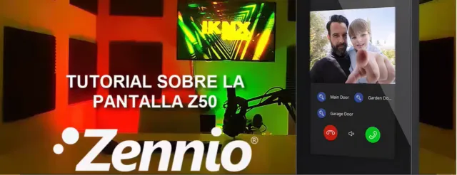Produkty Zennio. Tutorial 1. Panel dotykowy KNX Z50